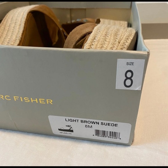 Marc Fisher Suede Flatform Wedges - Picture 6 of 7